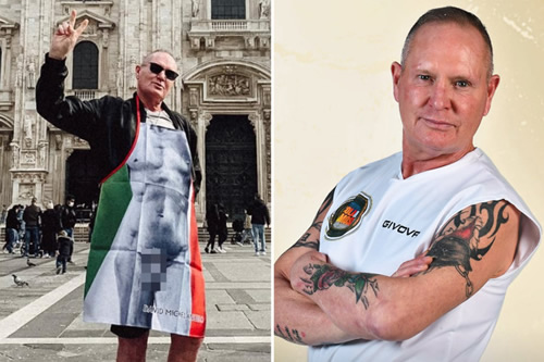 Paul Gascoigne vows to overcome fear of snakes and win Italian version of I’m A Celebrity