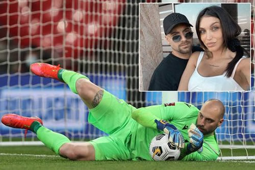 Wife of impressive San Marino keeper shows support on Instagram during England clash
