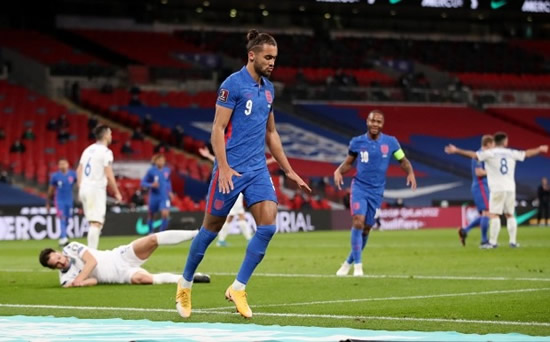 DON'T NOK IT Dominic Calvert-Lewin jokes he had CUSTARD CREAMS in socks after England striker brutally mocked over ‘Nokia shin pads’