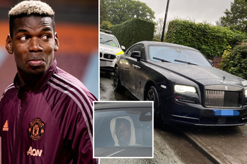 Footie ace Paul Pogba finally gets his £300,000 Rolls-Royce back — after leaving it in a police car pound for months