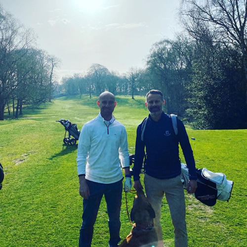 Ryan Giggs plays golf with Man Utd pal Nicky Butt as Dan James hails Robert Page’s management