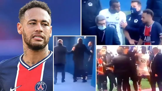 Lille Defender Tiago Djalo Claims Neymar 'Threw Tape In My Face' During Heated Tunnel Bust-Up