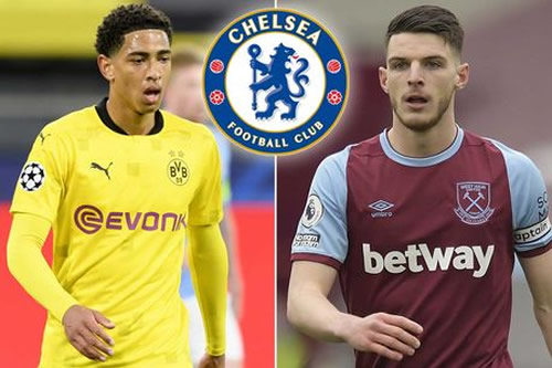 Chelsea's transfer call between £100m Jude Bellingham and Declan Rice could backfire