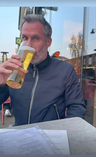 WHAT A TONIC Gary Neville and Jamie Carragher toast European Super League’s demise as Man Utd legend wants Glazers BOOTED OUT