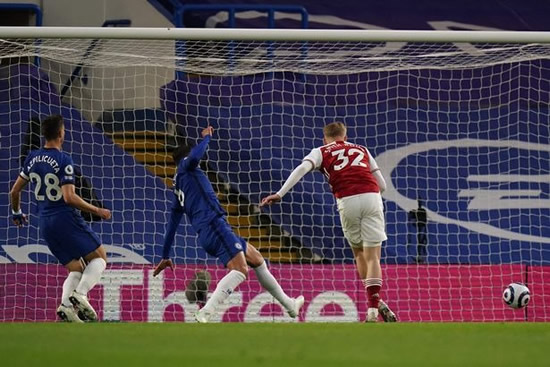 Fans argue referee could have overruled Arsenal goal and bailed Chelsea out