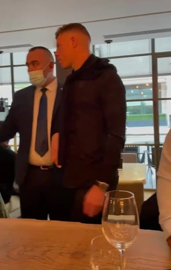 SLOSHED BARKLEY England ace Ross Barkley booted out of exclusive bar after drunken row with diners