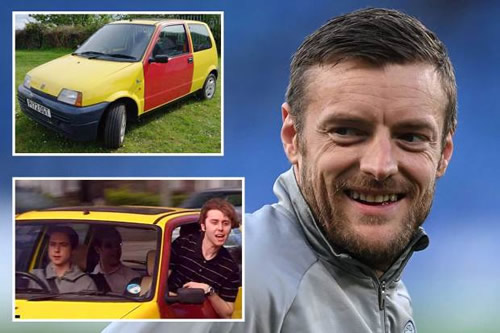 Jamie Vardy set to bid for The Inbetweeners’ infamous yellow banger