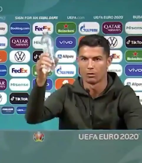 Cristiano Ronaldo outburst sees Coca-Cola lose $4BILLION in value as company responds to Portugal star