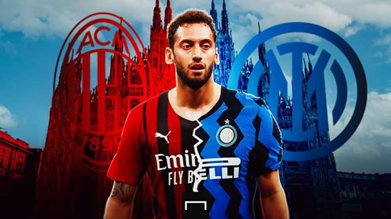 Calhanoglu completes three-year Inter move after leaving AC Milan