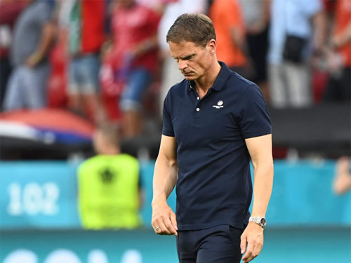 Euro 2020: Frank de Boer out at Netherlands after shock elimination