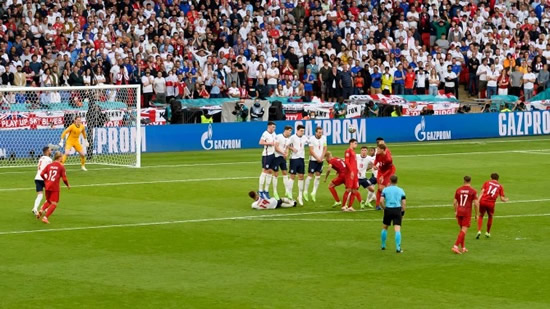 A-WALL-ING Why Denmark’s free-kick opener against England should have been DISALLOWED in Euro 2020 semis