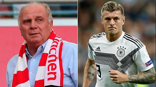 Hoeness taunts Kroos: He's got no place in today's football
