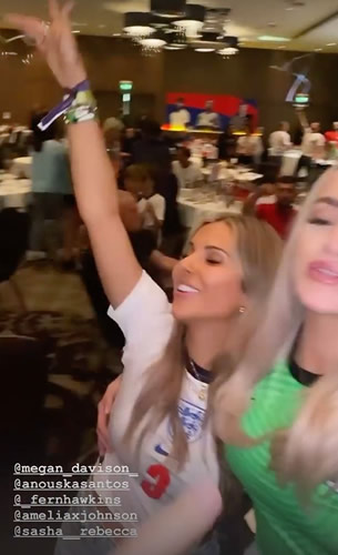 Harry Maguire leads conga as England stars party hard at Wembley after final defeat