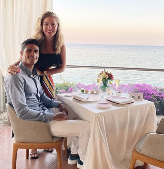 Man Utd-bound Raphael Varane shares snap with blonde beauty wife ahead of Real exit