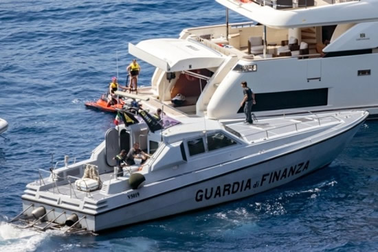 BECKS’ COPS DRAMA David Beckham quizzed by Italian police about his kids jet-skiing on holiday on Amalfi Coast
