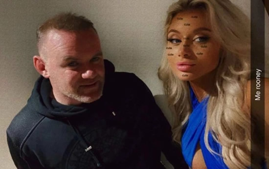 Wayne Rooney pictures showing star in hotel room with semi-naked girls after boozy night out go viral