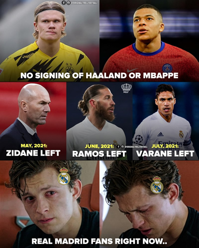 7M Daily Laugh - Real Madrid Fans now
