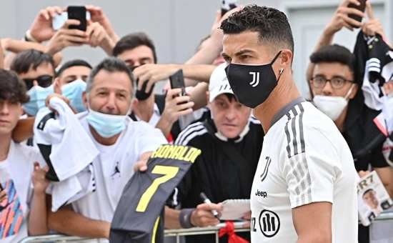 Cristiano Ronaldo returns to Juventus training and greeted by screaming fans despite transfer exit talk after Euro 2020