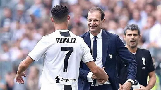 Allegri: Cristiano Ronaldo told me he's staying at Juventus