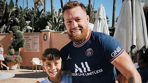 Conor McGregor shows his support for Sergio Ramos and PSG