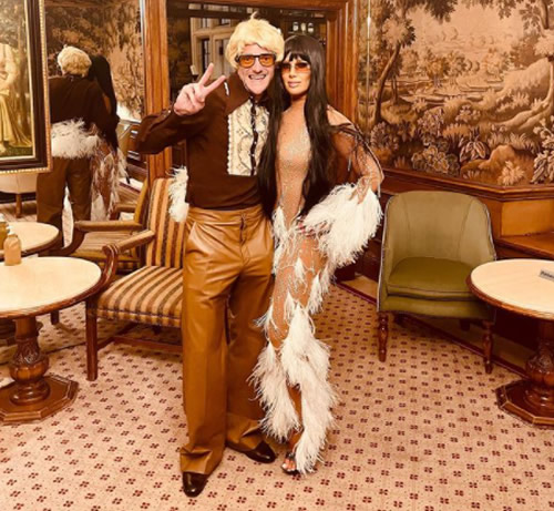 Jamie Vardy mocked online for fancy dress as Leicester striker and wife Rebekah pose at 70s themed party
