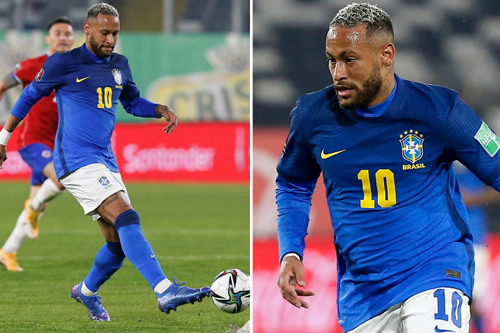 Neymar hits back at fat-shaming fans following Brazil’s win over Chile… blaming wearing large top instead of medium