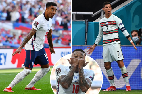 Watch Jesse Lingard’s combine ‘J-Lingz’ celebration with Cristiano Ronaldo’s as ‘welcoming gift’ for new Man Utd signing