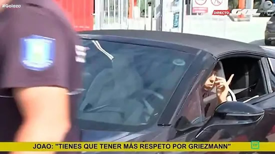 Joao Felix clashes with Atletico Madrid fan over Griezmann: Have more respect