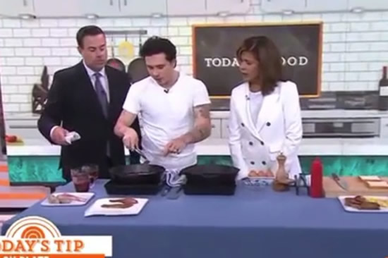 POOR TASTE Brooklyn Beckham brutally mocked as he makes a SANDWICH during cooking segment of Today Show