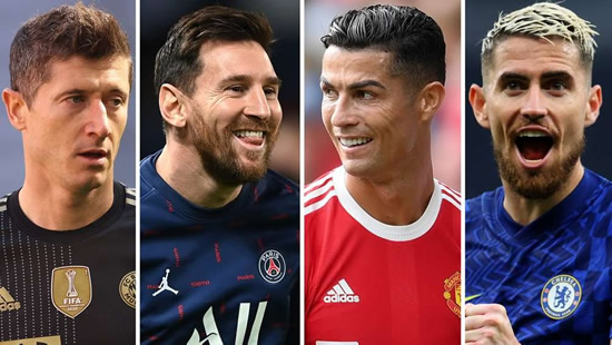 Ballon d'Or 2021 nominees: Messi, Ronaldo, Lewandowski & Jorginho all on list for award