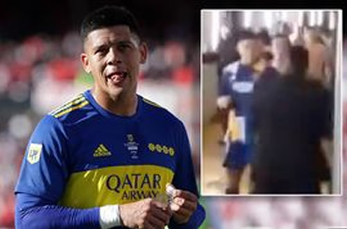 Man Utd flop Marcos Rojo slapped with five-game ban for punching security guard in tunnel
