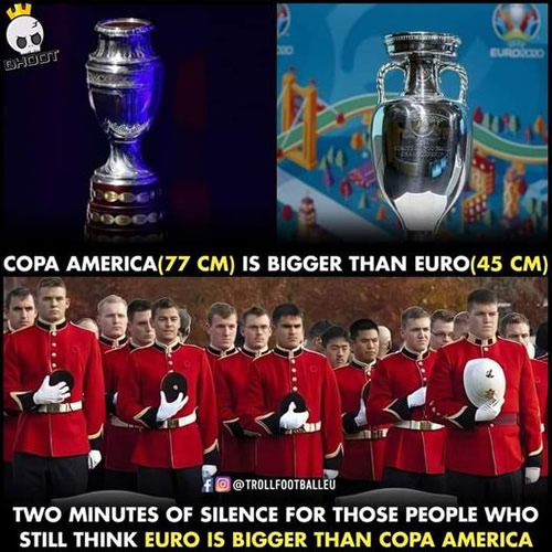 7M Daily Laugh - Copa is bigger than Euro