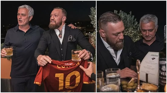 Mourinho meets McGregor in Rome: It's impossible to say no to Conor