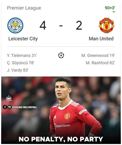 7M Daily Laugh - Leicester 4-2 Man Utd