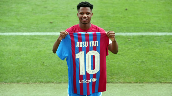 Ansu Fati on replacing Lionel Messi as Barcelona's No. 10: It's an extra motivation, no pressure