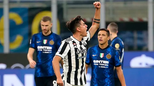 Dybala rescues a point for Juventus in Derby d'Italia against Inter