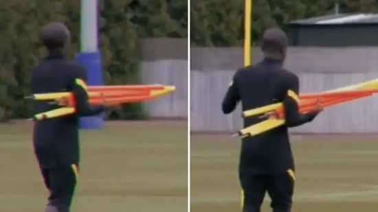 N'Golo Kante Clearing Away Training Equipment Is The Most Heartwarming Thing You'll See Today