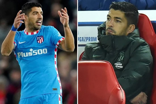 SUAR SUBJECT Liverpool fans BOO Luis Suarez as old hero is subbed off… even though he refused to celebrate disallowed Atletico goal