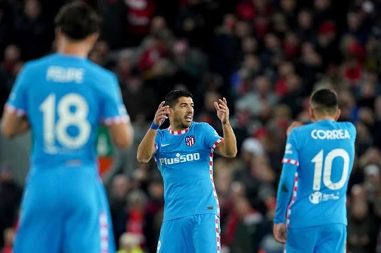 SUAR SUBJECT Liverpool fans BOO Luis Suarez as old hero is subbed off… even though he refused to celebrate disallowed Atletico goal