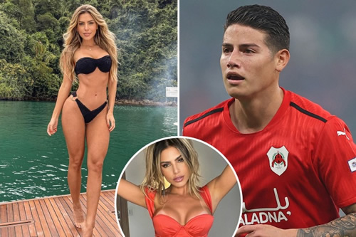 Ex-Everton star James Rodriguez linked with Brazilian model Erika Schneider after confirming he is single
