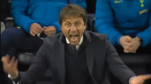 Antonio Conte told to reel in touchline antics after Tottenham's embarrassing Mura defeat