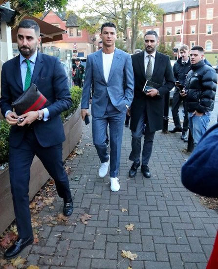 Cristiano Ronaldo's bodyguards under investigation on 'suspicion of working illegally'