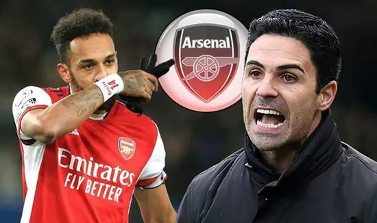 Arsenal 'put Aubameyang up for sale in January' despite Mikel Arteta's private view