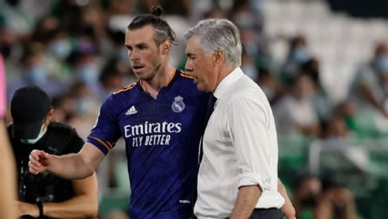 Real Madrid's Gareth Bale is committed to club despite lack of playing time - Carlo Ancelotti