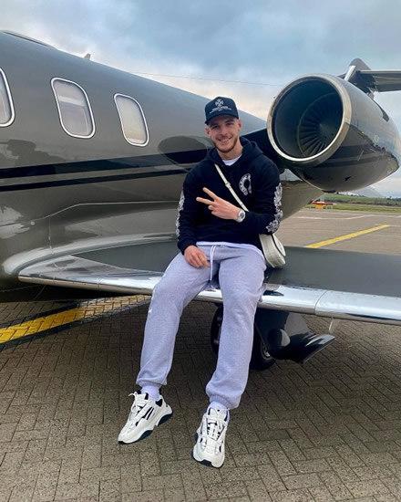 Declan Rice heads to Scotland on winter break to play at home of golf St Andrews as James Maddison trolls him