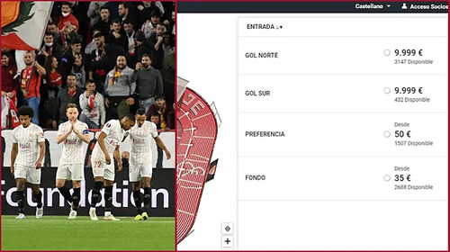Sevilla set ticket price for West Ham game at 9,999 euros!