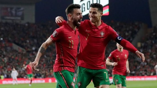 Portugal qualify for 2022 World Cup after Bruno Fernandes brace sinks North Macedonia
