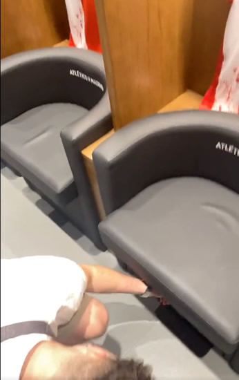 Cheeky Man City fans troll Stefan Savic by sticking Jack Grealish picture under his seat in Atletico dressing room