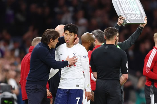 Son Heung-min left absolutely raging as he's substituted despite Spurs beating Arsenal