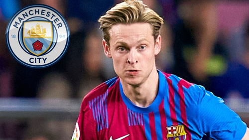 Frenkie de Jong ready to leave £6MILLION on the table in unpaid wages to seal move to Man City over rivals Man Utd